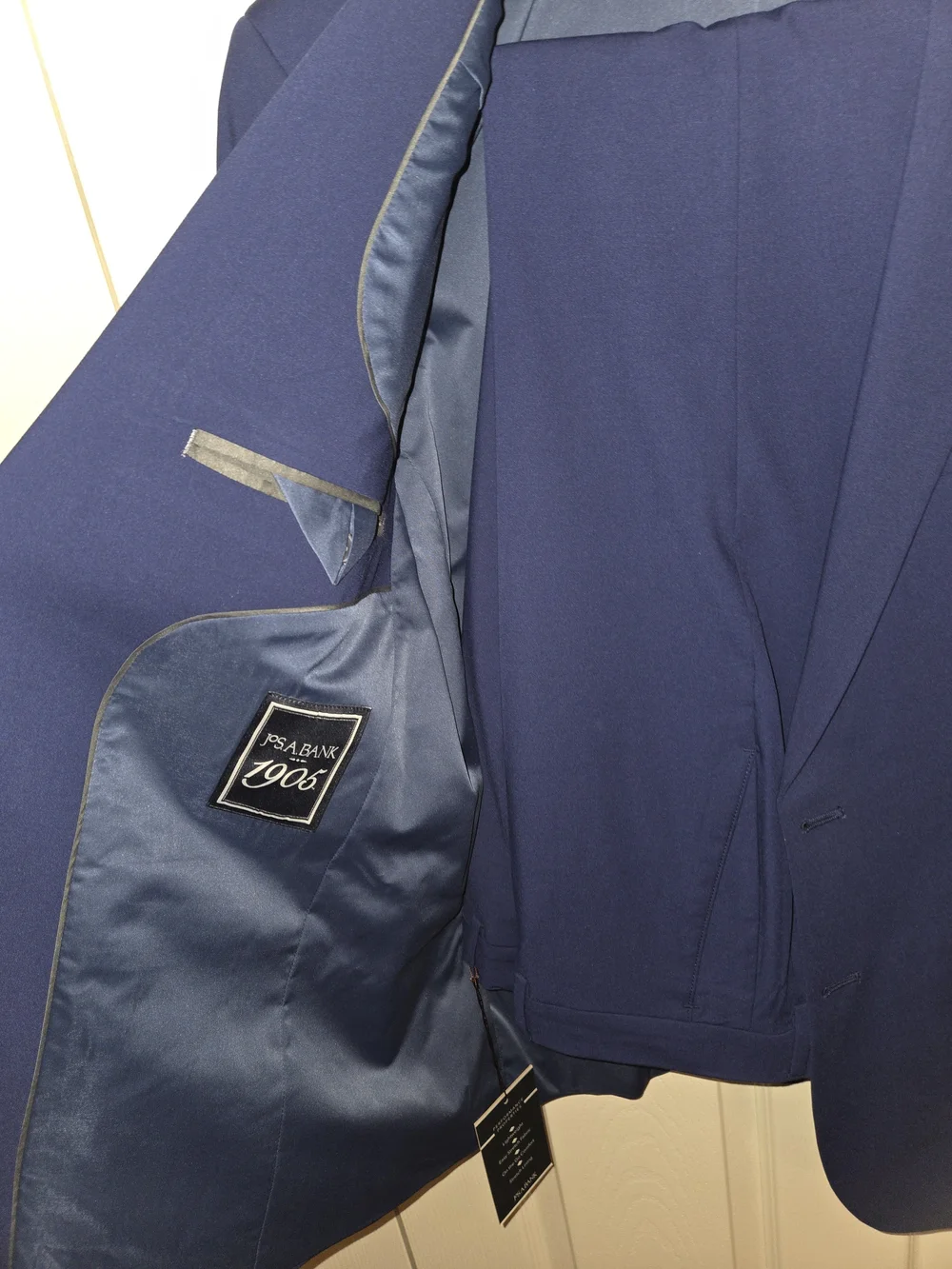 NWT Jos A Bank 1905 Motion Navy Suit Separates Jacket 41R Pants 34x32